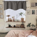 Cafe Kitchen Bathroom Short Blackout Curtain Panel Valance Drape Rod Pocket Deco