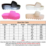 Women's Braided Platform Slippers Slides Sandals Mules Summer Beach Casual Shoes