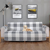 Non-Slip Sofa Cover Quilted Furniture Sofa Slipcover Protectors Washable Couch Slip Cover for Pets Kids Dogs