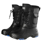 Mens Waterproof Insulated Winter Snow Boots Warm Fur Lined Hiking Boots