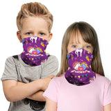 Ice Silk Kids Balaclava Tube Scarf Headband Face Mask Neck Gaiter Wrap Bandana