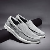 Mens Slip On Canvas Shoes Casual Loafers Walking Driving Sneakers Low Top Boat Shoe