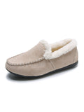 Women's Winter Warm Velvet Moccasin Indoor Outdoor Slipper Shoes