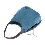 Women Fashion Tote Shoulder Bag Casual Canvas Handbag Retro Tote Purse Messenger Bag Large Capacity Travel School Bag