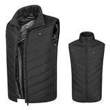 Unisex Electric Heated Vest Heating Coat Jacket USB Body Winter Warmer Windproof