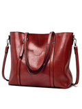 Women's PU Leather Fashion Handbag Tote Satchel Shoulder Bag Purse Crossbody Bag