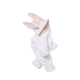 Kids Baby Unisex Solid Color Warm Hoodie Jumpsuit Romper Bodysuit Zipper Closure