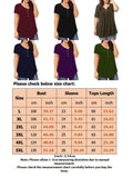Women's Round Neck Loose Solid Color Pleated Short-sleeved Casual Top T-shirt