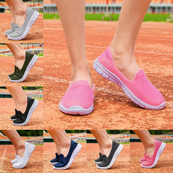 Women's Mesh Slip On Loafers Casual Shoes Comfy Breathable Sneakers Lightweight