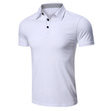 Men's Solid Color Short Sleeve Polo Shirt Casual Tops Blouse Pullover Sweatshirt