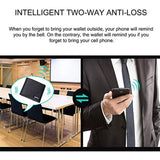 Intelligent Anti-Lost Wallet GPS Locator Purse Cowhide Leather Tracker Bluetooth