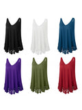 Women's Lace Splicing Tank Tops Sleeveless Casual Loose T-shirt Vest Tops Blouse