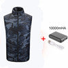 Unisex Electric Heated Vest Heating Coat Jacket USB Body Winter Warmer Windproof