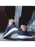 Men's Mesh Sneakers Breathable Lace up Running Athletic Walking Sport Shoes Lightweight