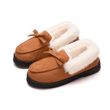 Women's Fashion Moccasin Indoor Outdoor Warm Slipper Shoes