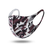 CUH Camouflage Frabic Face Masks,Adult Woman Man Mouth Covering,Strethable Mouth-muffle,Washable Reusable Mask
