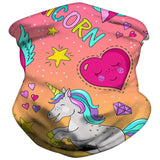 Ice Silk Kids Balaclava Tube Scarf Headband Face Mask Neck Gaiter Wrap Bandana