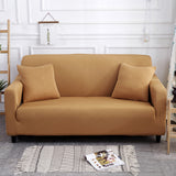 Solid Color Stretch Fit Sofa Cover Recliner Lounge Settee Armchair Loveseat L Shape Couch Slipcover Furniture Protector