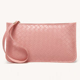 Women PU Leather Wristband Wallet Clutch Bag Phone Holder Zip Coin Purse Handbag