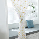 Triangle Tulle Voile Window Curtain Drape Panel Sheer Scarf Valances Home Decor