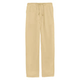 Men's Fitness Pants Jogger Sports Loose Casual Drawstring Cotton-Ramie Trousers