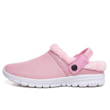 Unisex Slip On Mules Slipper Winter Warm Non-Slip Home Indoor Shoes US 6.5-13