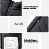 Boys Girls Heated Vest Winter Warmer Electric USB Jacket Heating Coat Waistcoat