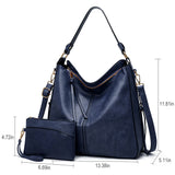 Women Tote Shoulder Bag & Wristlet Wallet Set Faux Leather Ladies Top Handle Satchel Handbag Shopping Dating Crossbody Purse 2Pcs for Girl Mom Birthday Gifts