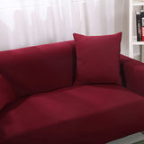 Solid Color Stretch Fit Sofa Cover Recliner Lounge Settee Armchair Loveseat L Shape Couch Slipcover Furniture Protector