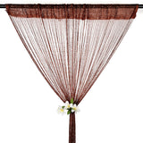 39"x78" String Door Curtain Beads Room Divider Crystal Tassel Fringe Beaded Window Panel