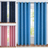 Room Darkening Curtain Grommet Curtain, Dinosaur Patterns Blackout Curtain Panels for Kids Bedroom Decor