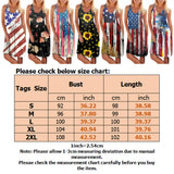 Women Printing Tank Dress Crew-Neck Sleeveless Mini Dress Summer Party Sundress