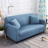 Solid Color Stretch Fit Sofa Cover Recliner Lounge Settee Armchair Loveseat L Shape Couch Slipcover Furniture Protector