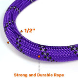 5FT Dog Leash Lead Padded Handle Reflective Nylon Rope Training Walking Harness