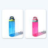 480ml Portable Children Kids Plastic BPA Free Water Bottle With Straw Drinking Cup Sports Bottles Leak Proof