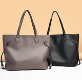 Women PU Leather Designer Shoulder Bag Tote Large Handbag Office Lady Messenger