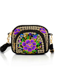 Women Handmade Embroidery Crossbody Bag Handbag Purses Shoulder Bag Phone Holder