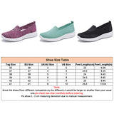 Women Ladies Casual Flat Shoes Comfort Slip-Ons Jogging Walking Sneakers