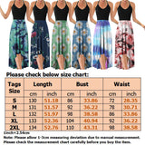 Women's Bohemian Strappy Midi Dress Summer Beach Sleeveless Swing Dress Sundress