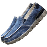 Men's Solid Color Flat Heels Casual Shoes Lightweight Slip On Holiday Round Toe