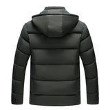 Men's Side Pockets Lightweight Plus Velvet Classic Jacket Zipper Buttons Coat