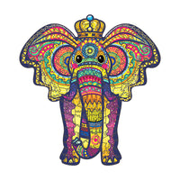 Wooden Animals Jigsaw Puzzles Owl Shape Puzzles Creative Jigsaw Pieces Colorful Building Block for Adults Kids Gift Family Party Game Toys, 100 Pieces