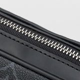 Men's 3 in 1 Crossbody Bags Briefcase Shoulder Satchel Bag Checkered Messenger Bag Handbag Casual Purse Wallet