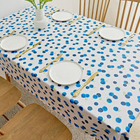Waterproof PVC Table Cloth Oil-Proof Wipeable Rectangle Tablecloth Kitchen Decor