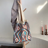 Women Boho Knitted Woven Shoulder Bag Ladies Beach Tote Large Handbag Messenger