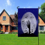 Halloween Fall Garden Flag Seasonal Garden Flags Vertical Double Sided Holiday Yard Flags for Outdoor Decorations, Ghost Pumpkin