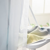Eyelet Gradient 2 Layer Blackout Curtains + Mesh Starry Hollow-Out Stars Curtain Room Darkening Starry Curtain Window Drape for Kids Girls Children Bedroom Decor