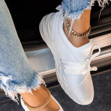 Women's Breathable Sneakers Walking Trainers Sports Running Tennis Shoes Lace Up