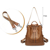 Women Handbag School Backpack Anti-Theft Waterproof Rucksack Zipper Shoulder Bag