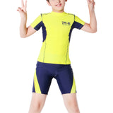 Boys Swimsuit Swimwear Short Sleeve Rash Guard Swim Tops Swim Shorts Shirt Board Swim Trunks Pants Board Shorts Boardshorts Beachwear Quick-Dry Sun Protection Casual Surfing Bathing Suit